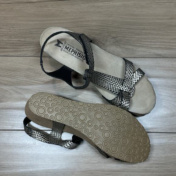 Mephisto‎ shoes 42 Strappy Wedge Sandals Comfortable - Picture 5 of 8